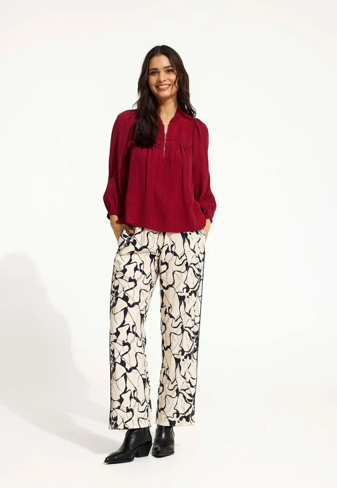 IN FRONT BLOUSES SHIRTS Women ANDREA BLOUSE 16551 370 Burgrund 370 IN FRONT BLOUSES SHIRTS Women ANDREA BLOUSE 16551 370 Burgrund 370