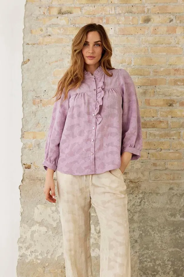 IN FRONT BLOUSES SHIRTS Women ANNA SHIRT 16115 330 Violet 330