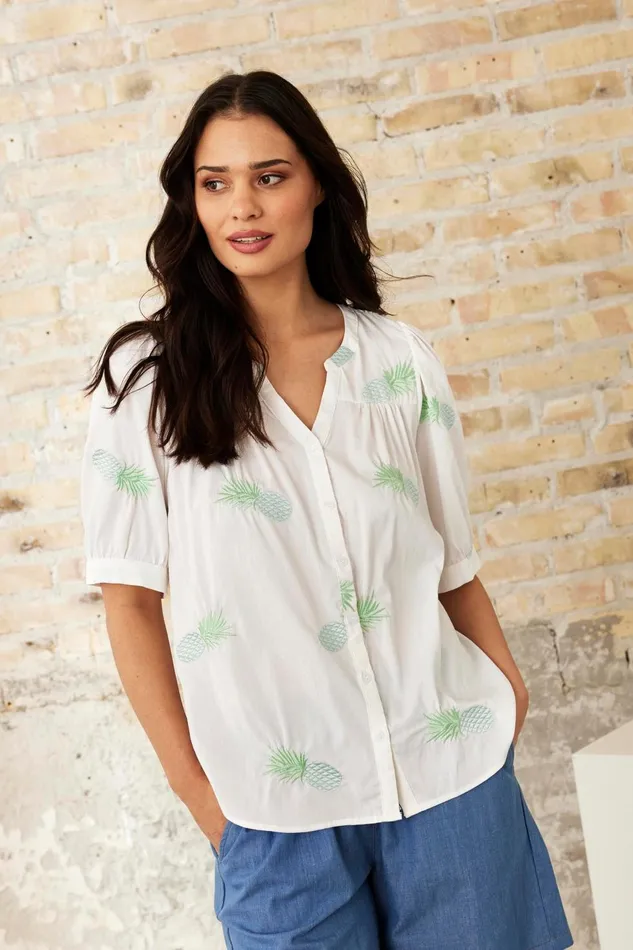 IN FRONT BLOUSES SHIRTS Women ARIEL SHIRT 16217 020 Off White 020