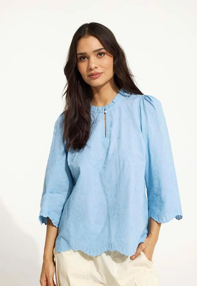 IN FRONT BLOUSES SHIRTS Women ASTA BLOUSE 16549 501 Blue 501