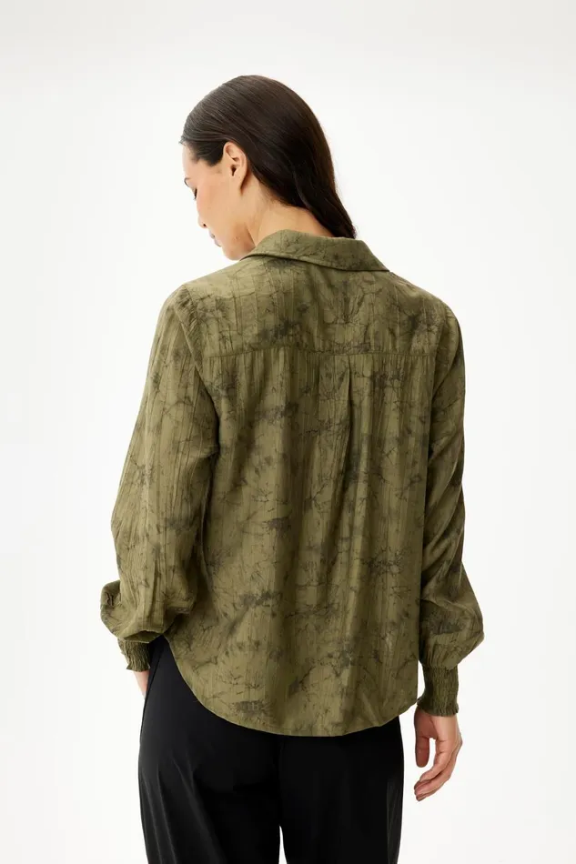 IN FRONT BLOUSES SHIRTS Women ASTER SHIRT 16419 681 Army 681