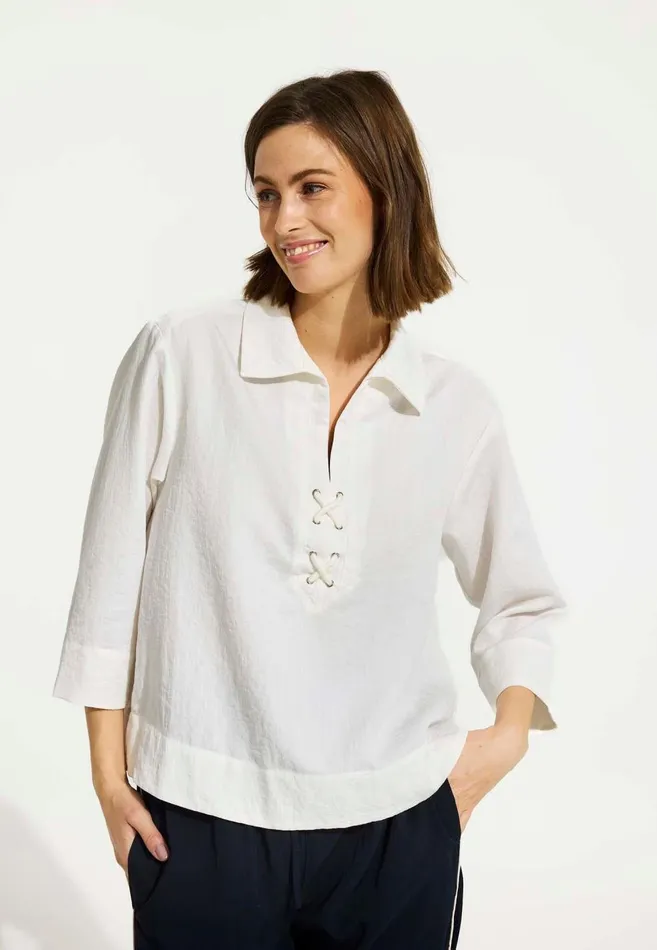IN FRONT BLOUSES SHIRTS Women BEA BLOUSE 16556 010 White 010