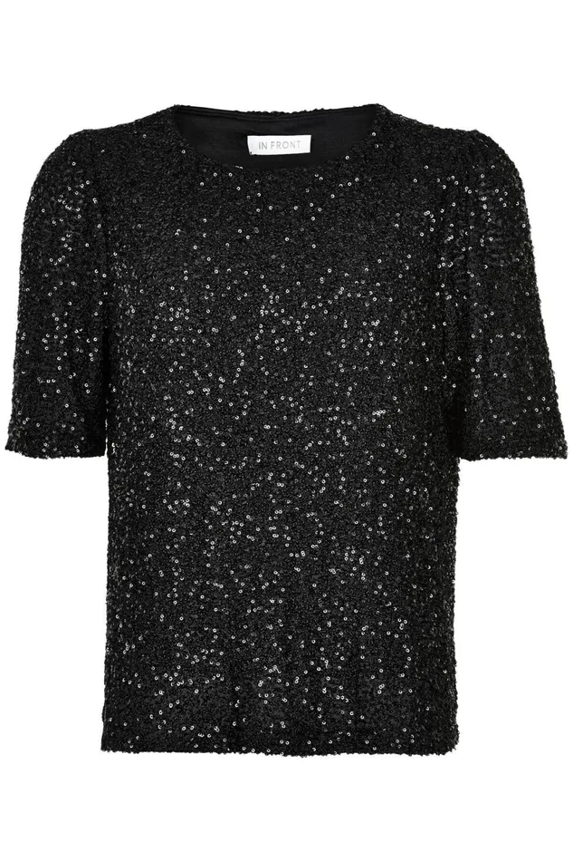 IN FRONT BLOUSES SHIRTS Women BELLA BLOUSE 15407 999 Black 999