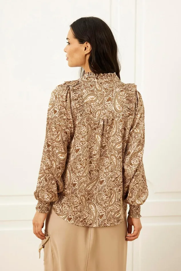IN FRONT BLOUSES SHIRTS Women BIANKA BLOUSE 16019 191 Sand 191