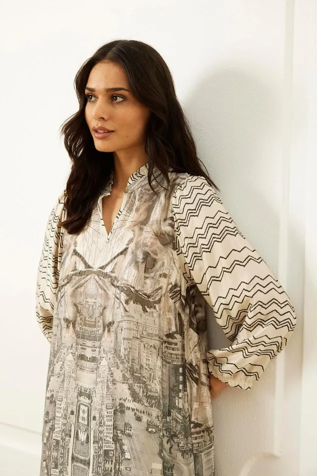 IN FRONT BLOUSES SHIRTS Women CHARLIE TUNIC 16061 005 Cream 005