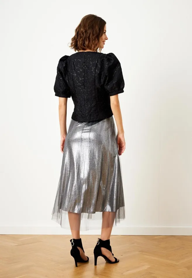 IN FRONT BLOUSES SHIRTS Women ELIANA BLOUSE 15406 999 Black 999