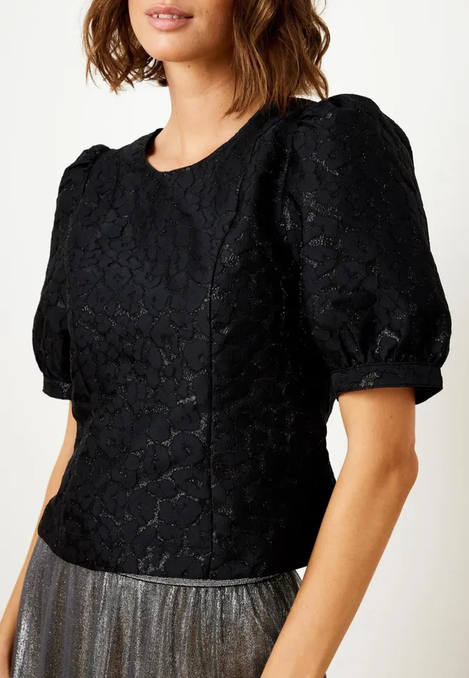 IN FRONT BLOUSES SHIRTS Women ELIANA BLOUSE 15406 999 Black 999