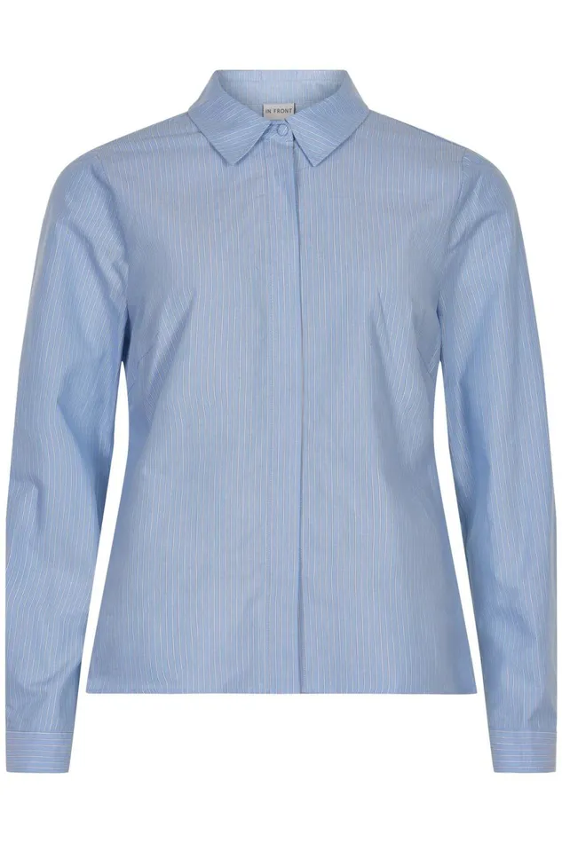 IN FRONT BLOUSES SHIRTS Women ELIANA SHIRT 15299 505 Light Blue 505