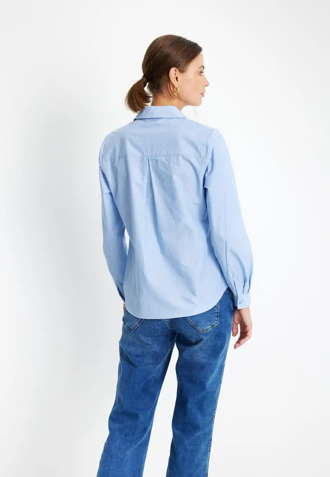 IN FRONT BLOUSES SHIRTS Women ELIANA SHIRT 15299 505 Light Blue 505