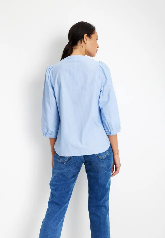 IN FRONT BLOUSES SHIRTS Women ELIANA SHIRT 15300 505 Light Blue 505
