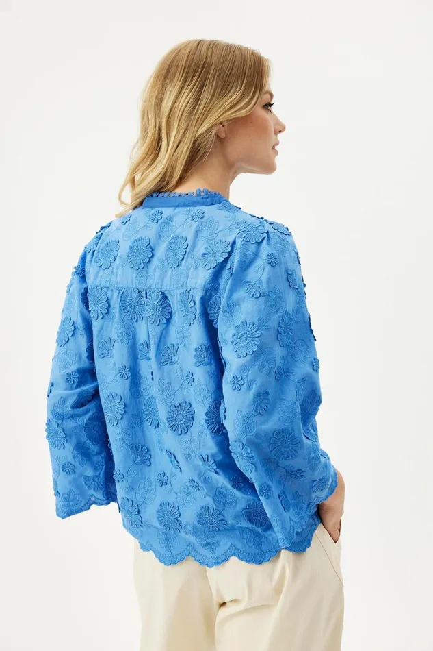 IN FRONT BLOUSES SHIRTS Women ELLIE BLOUSE 16320 501 Blue 501