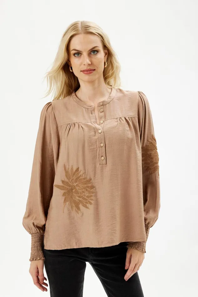 IN FRONT BLOUSES SHIRTS Women EMMA BLOUSE 16463 210 Dusty Rose 210