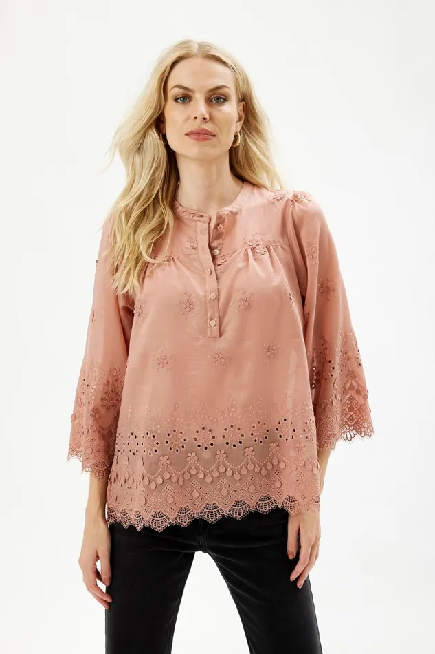 IN FRONT BLOUSES SHIRTS Women ESME BLOUSE 16472 215 Rose 215