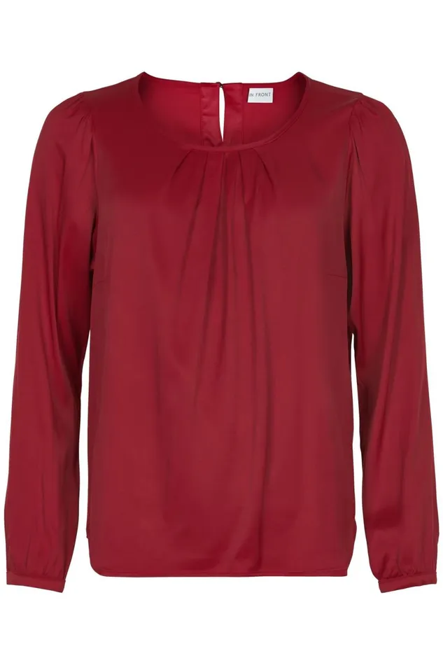IN FRONT BLOUSES SHIRTS Women ESMERALDA BLOUSE 15309 224 Rubi Red 224
