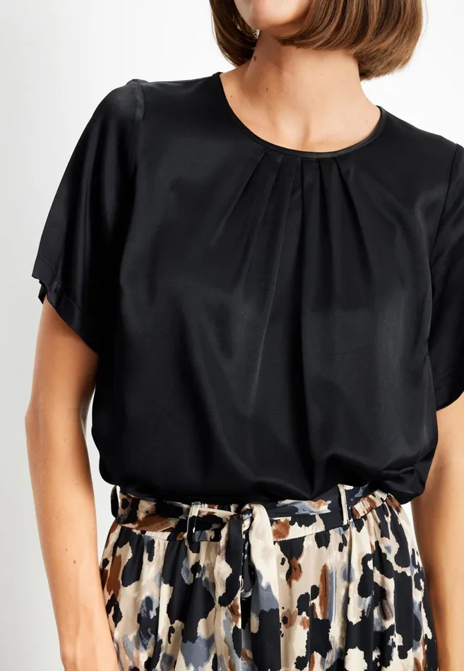 IN FRONT BLOUSES SHIRTS Women ESMERALDA BLOUSE 15312 999 Black 999