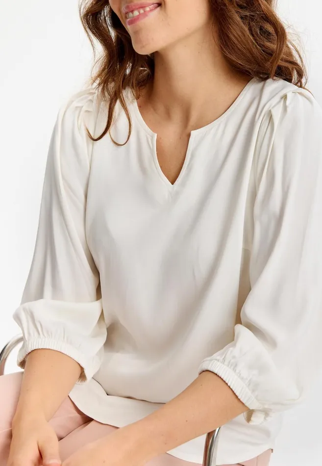 IN FRONT BLOUSES SHIRTS Women ESMERALDA BLOUSE 15506 020 Off White 020