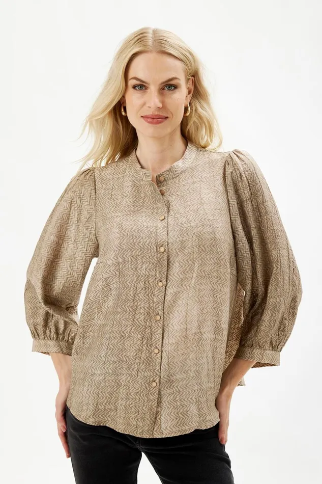 IN FRONT BLOUSES SHIRTS Women FERN SHIRT 16469 191 Sand 191