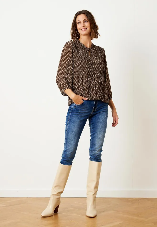 IN FRONT BLOUSES SHIRTS Women FILINI BLOUSE 15421 805 Coffee 805