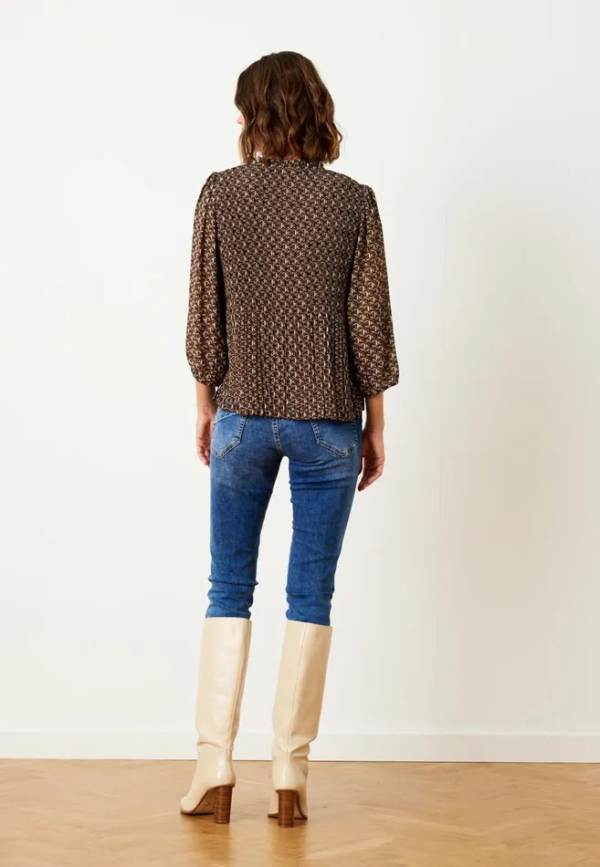 IN FRONT BLOUSES SHIRTS Women FILINI BLOUSE 15421 805 Coffee 805