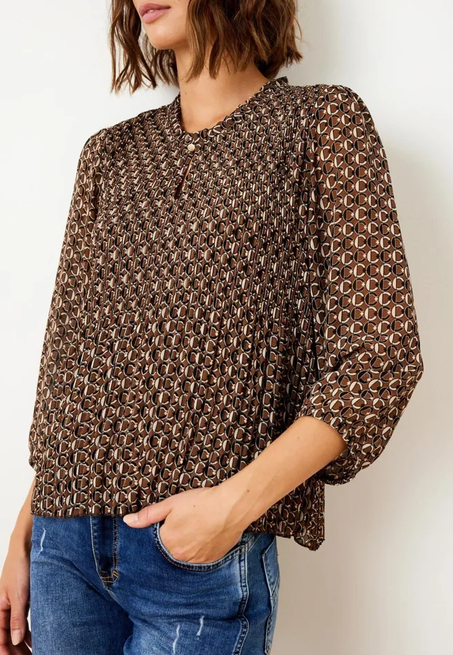 IN FRONT BLOUSES SHIRTS Women FILINI BLOUSE 15421 805 Coffee 805