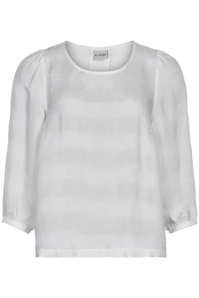 IN FRONT BLOUSES SHIRTS Women FILLA BLOUSE 14930 010 White 010
