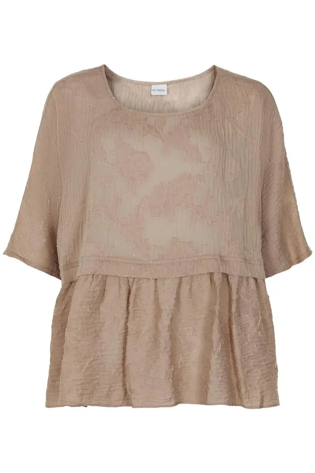 IN FRONT BLOUSES SHIRTS Women FINE BLOUSE 15088 191 Sand 191