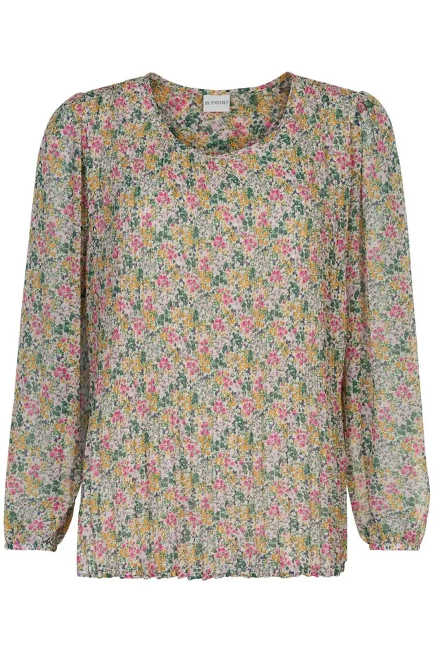 IN FRONT BLOUSES SHIRTS Women FLASH PLISSE BLOUSE 14906 000 Multicolour 000