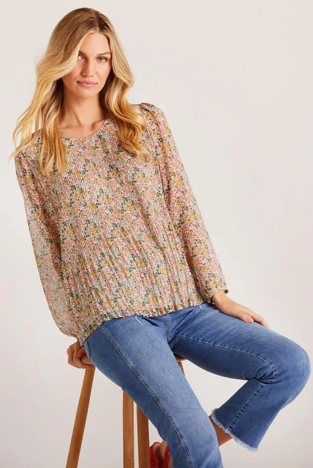 IN FRONT BLOUSES SHIRTS Women FLASH PLISSE BLOUSE 14906 000 Multicolour 000
