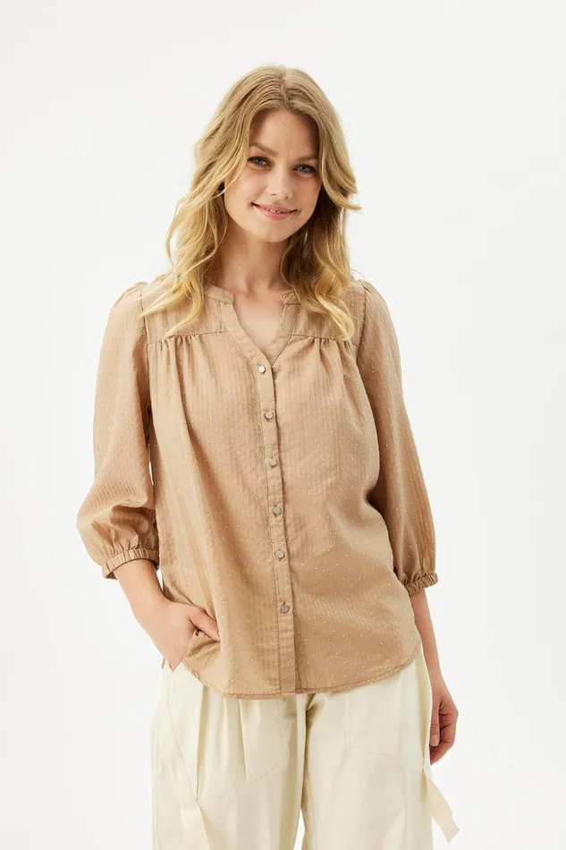 IN FRONT BLOUSES SHIRTS Women FLORA SHIRT 16345 191 Sand 191