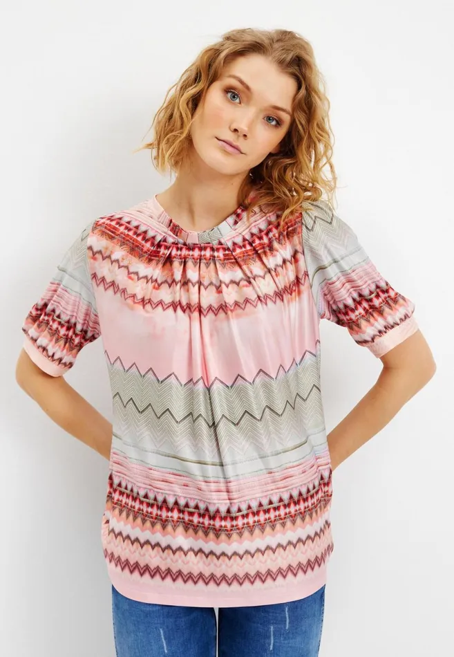 IN FRONT BLOUSES SHIRTS Women GRAZIA BLOUSE 15643 215 Rose 215