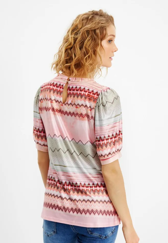 IN FRONT BLOUSES SHIRTS Women GRAZIA BLOUSE 15643 215 Rose 215