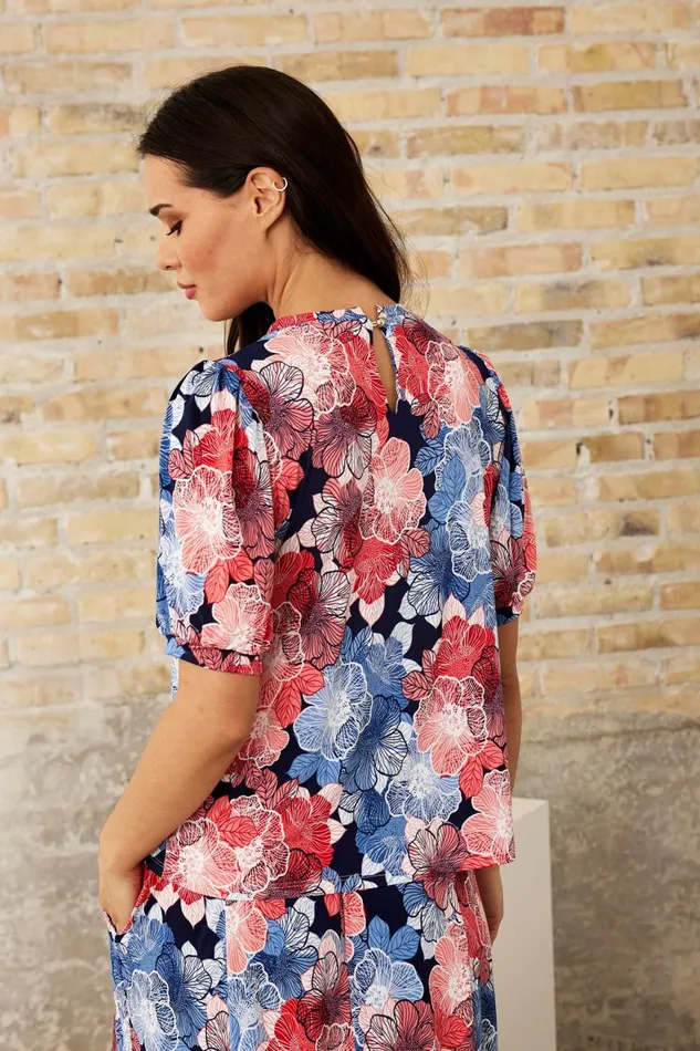 IN FRONT BLOUSES SHIRTS Women GRAZIA BLOUSE 16273 501 Blue 501 IN FRONT BLOUSES SHIRTS Women GRAZIA BLOUSE 16273 501 Blue 501