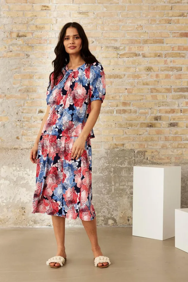 IN FRONT BLOUSES SHIRTS Women GRAZIA BLOUSE 16273 501 Blue 501 IN FRONT BLOUSES SHIRTS Women GRAZIA BLOUSE 16273 501 Blue 501
