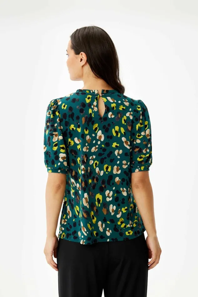 IN FRONT BLOUSES SHIRTS Women GRAZIA BLOUSE 16453 615 Green 615