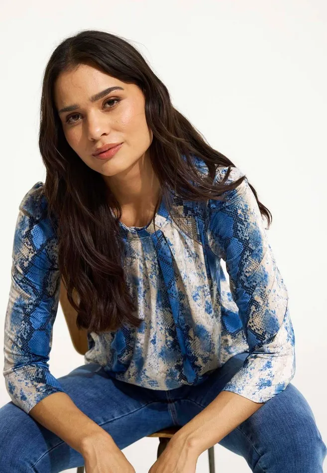IN FRONT BLOUSES SHIRTS Women GRAZIA BLOUSE 16560 501 Blue 501 IN FRONT BLOUSES SHIRTS Women GRAZIA BLOUSE 16560 501 Blue 501