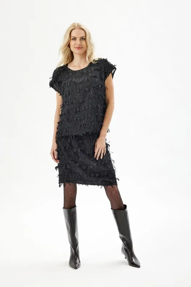 IN FRONT BLOUSES SHIRTS Women ISADORA BLOUSE 16476 999 Black 999