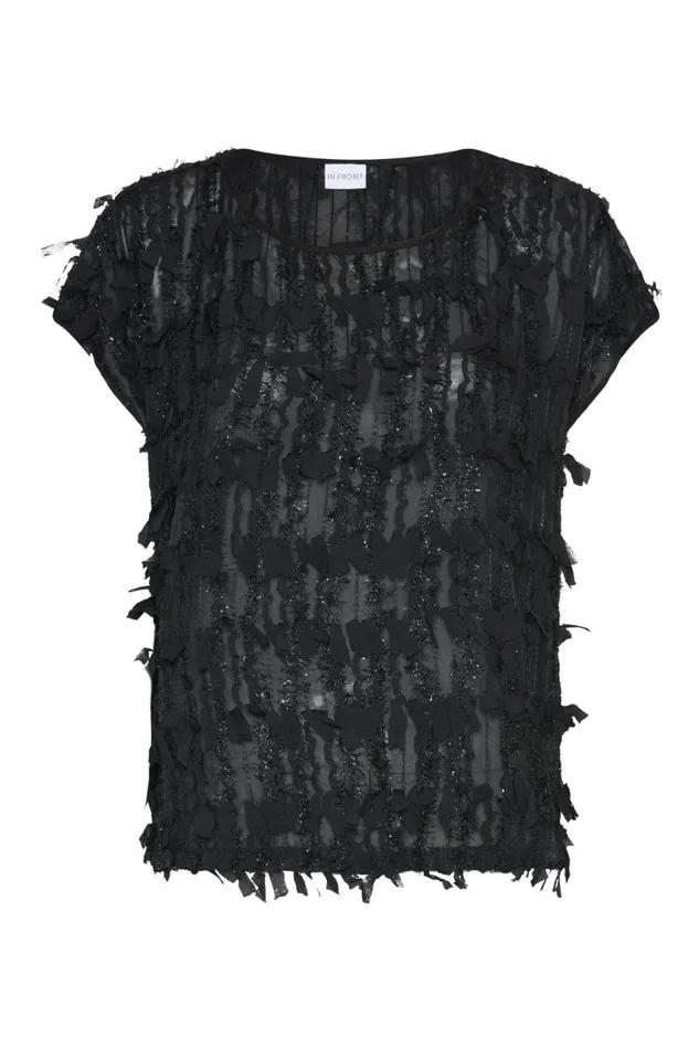 IN FRONT BLOUSES SHIRTS Women ISADORA BLOUSE 16476 999 Black 999