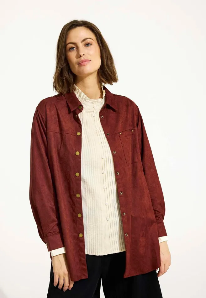 IN FRONT BLOUSES SHIRTS Women JESSICA SHIRT 16521 224 Rubi Red 224
