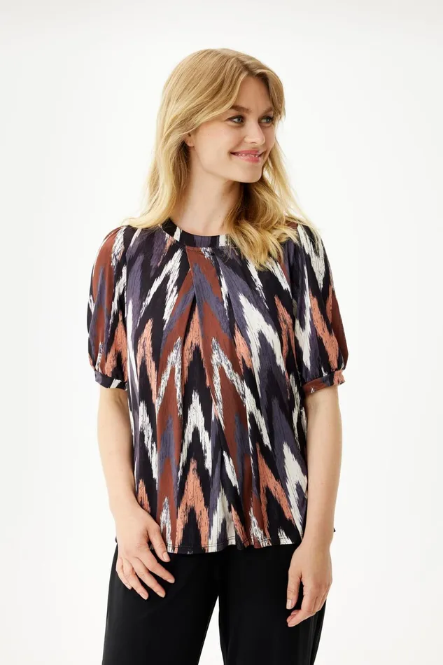 IN FRONT BLOUSES SHIRTS Women JOYCE BLOUSE 16443 804 Mocca 804