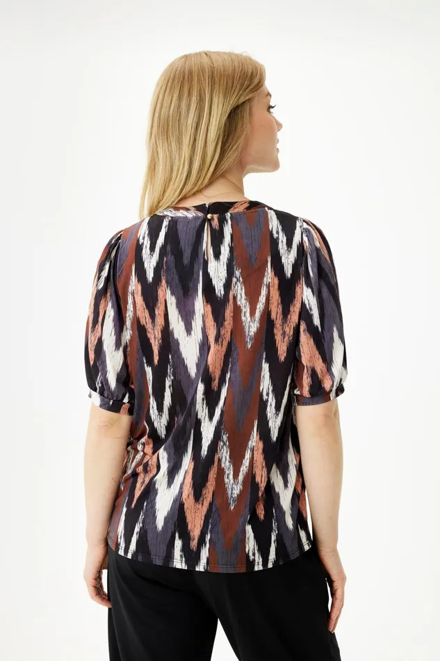 IN FRONT BLOUSES SHIRTS Women JOYCE BLOUSE 16443 804 Mocca 804