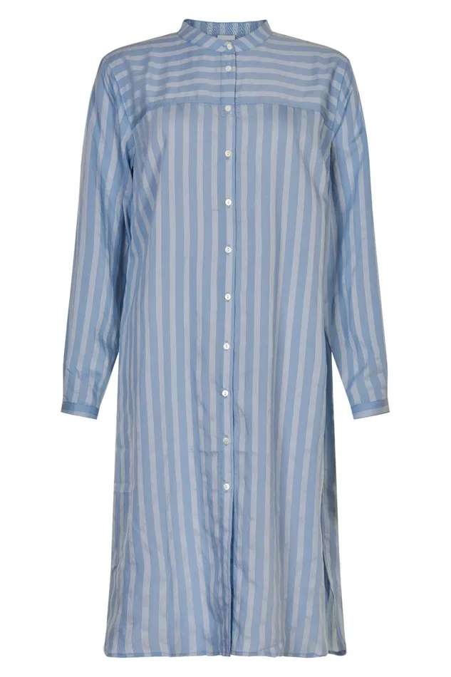 IN FRONT BLOUSES SHIRTS Women LILJA LONG SHIRT 14533 505 Light Blue 505