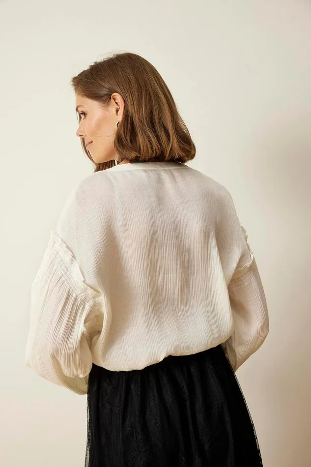 IN FRONT BLOUSES SHIRTS Women LILLA BLOUSE 15939 020 Off White 020