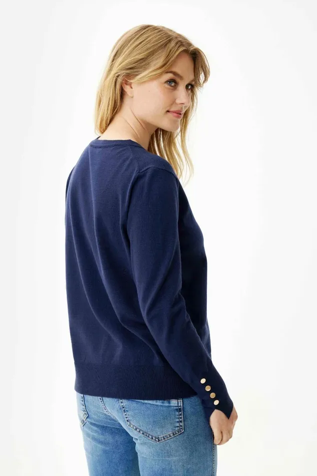 IN FRONT BLOUSES SHIRTS Women LILY BLOUSE 16267 591 Navy 591