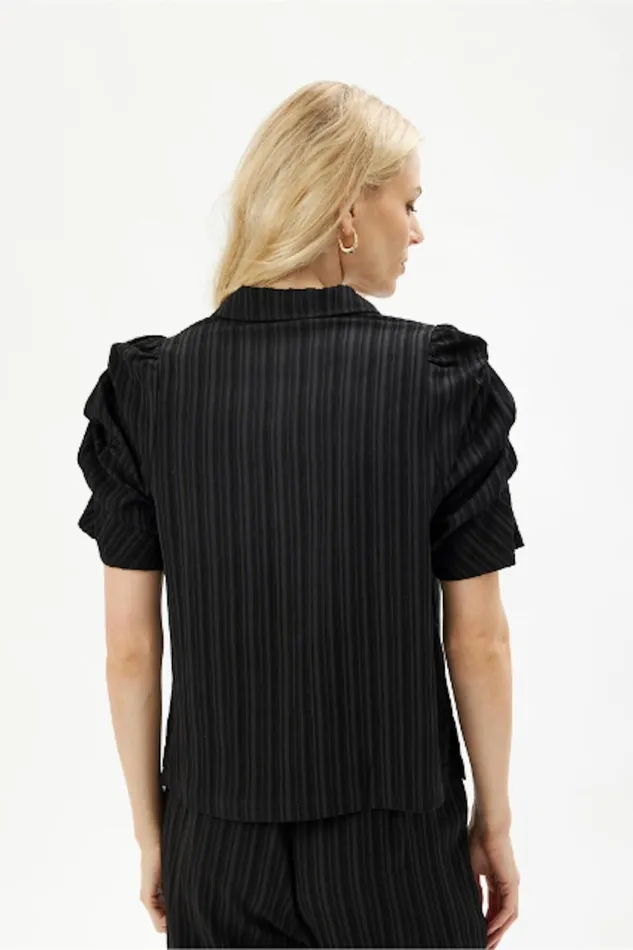 IN FRONT BLOUSES SHIRTS Women LINDA SHIRT 16329 999 Black 999 IN FRONT BLOUSES SHIRTS Women LINDA SHIRT 16329 999 Black 999