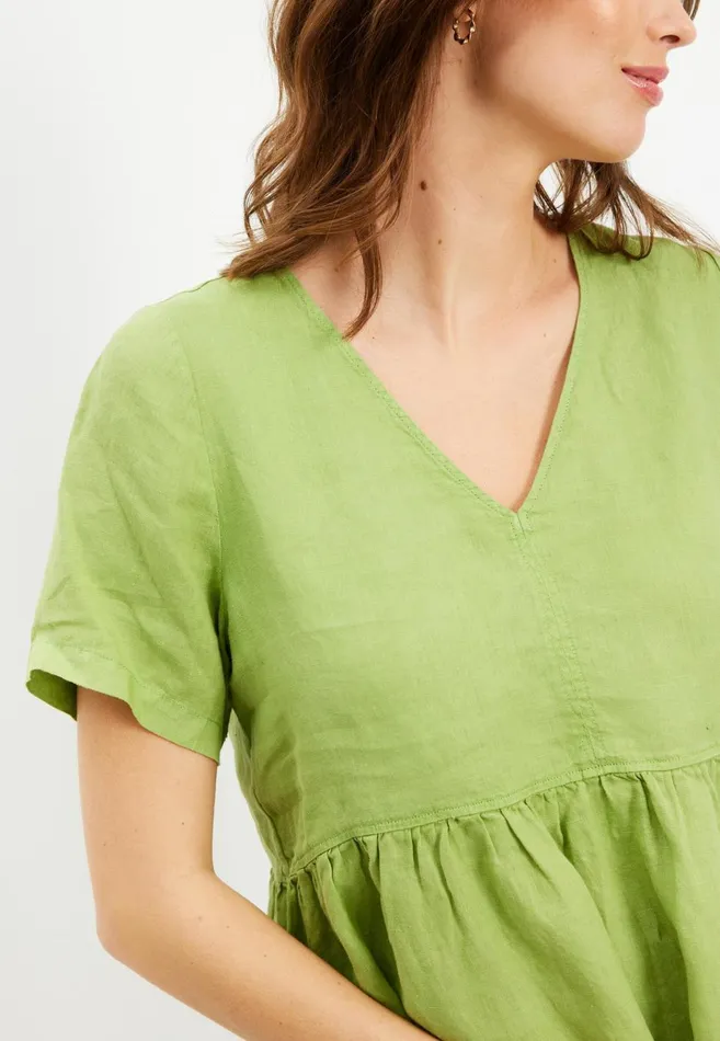 IN FRONT BLOUSES SHIRTS Women LINO TUNIC 15700 630 Apple Green 630
