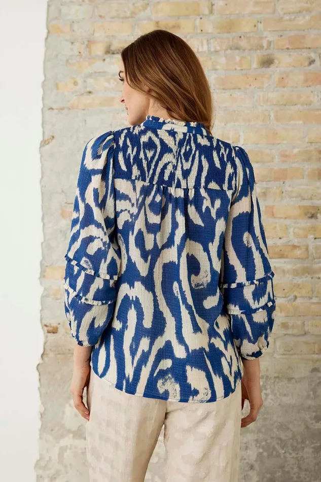 IN FRONT BLOUSES SHIRTS Women LISSI BLOUSE 16106 501 Blue 501