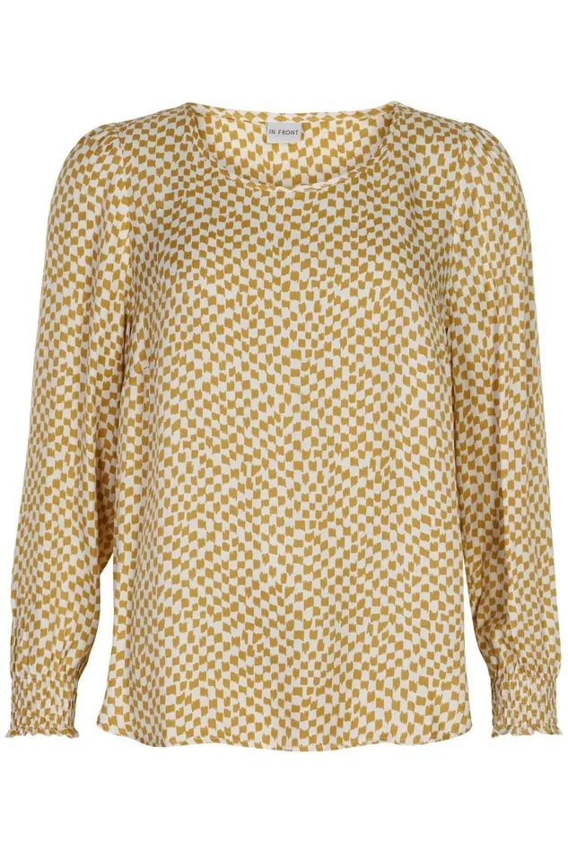 IN FRONT BLOUSES SHIRTS Women MAGGIE BLOUSE 14975 708 Yellow 708