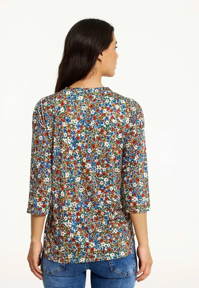 IN FRONT BLOUSES SHIRTS Women MARACOL BLOUSE 16568 516 Multi Blue 516