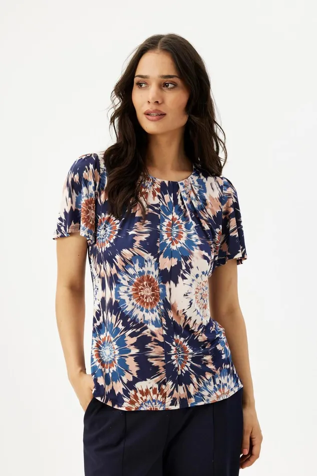 IN FRONT BLOUSES SHIRTS Women MARCIA BLOUSE 16377 501 Blue 501