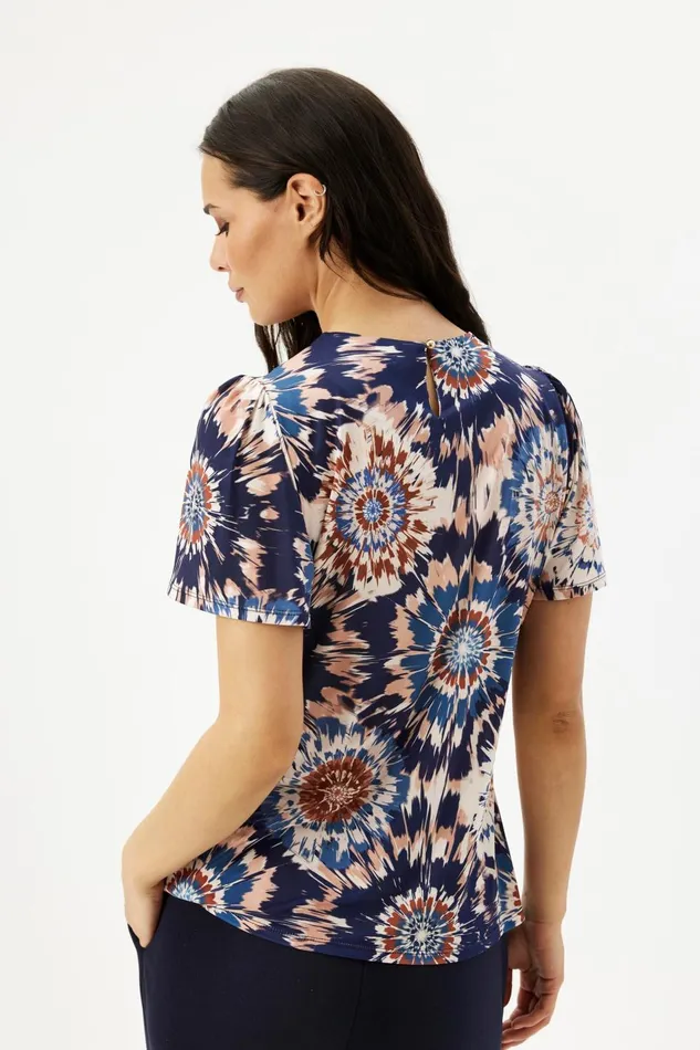 IN FRONT BLOUSES SHIRTS Women MARCIA BLOUSE 16377 501 Blue 501
